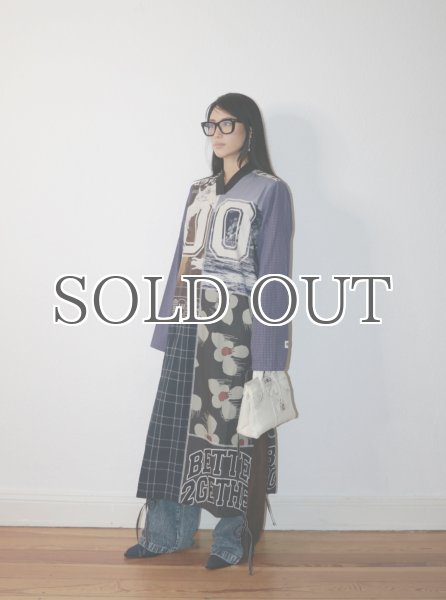 画像12: DHRUV KAPOOR - Mix Media Tunic Dress ミックスメディアパネルシャツドレス (12)