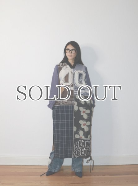 画像15: DHRUV KAPOOR - Mix Media Tunic Dress ミックスメディアパネルシャツドレス (15)