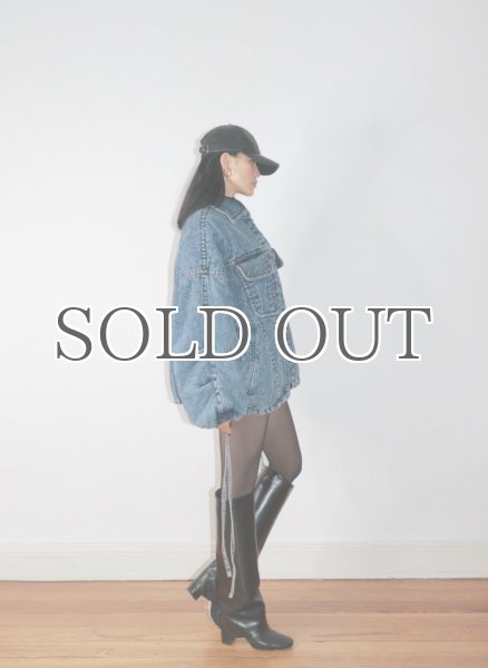 画像4: ［DHRUV KAPOOR］UNISEX Padded Denim Jacket 中綿入りオーバーサイズデニムジャケット (4)