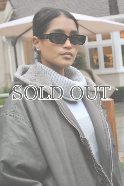 画像22: ［HOUSE OF SUNNY］Vegan Leather Hoodie Jacket  ヴィーガンレザーフーディジャケット - Dark Grey (22)