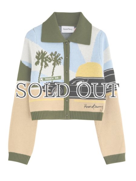 画像2: ［HOUSE OF SUNNY］Pretty Woman Tripper ジャガードニットカーディガン (2)