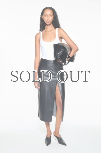 画像3: STAND STUDIO - Kamila Skirt ビーガンレザースカート (3)