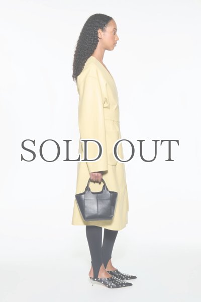 画像8: STAND STUDIO - Valeria Coat ビーガンレザーコート - Pina Colada (8)