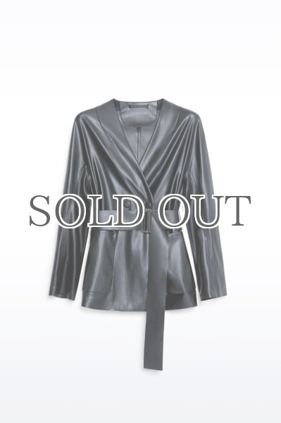 画像2: STAND STUDIO - Noria Jacket ビーガンレザージャケット (2)