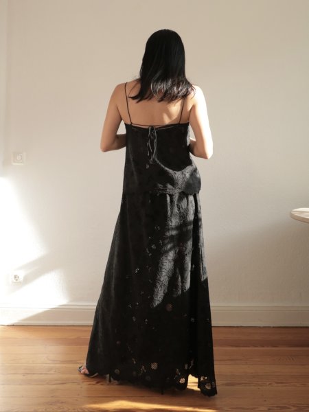画像14: NORR - Loisa Maxi Skirt レースマキシスカート - Black (14)