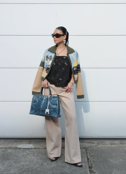 画像3: ［HOUSE OF SUNNY］Pretty Woman Tripper ジャガードニットカーディガン (3)