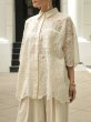 画像4: NORR - Rome Oversize Shirt  オーバーサイズレースシャツ - Ivory (4)