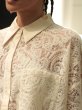 画像5: NORR - Rome Oversize Shirt  オーバーサイズレースシャツ - Ivory (5)