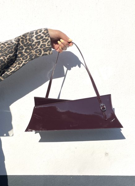 画像8: GLYNIT - ABBY ショルダーバッグ - WINE RED (8)