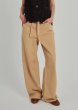 画像1: NORR - Hannali Wide Belt Jeans ワイドジーンズ - Light sand (1)