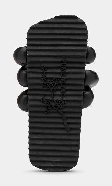 画像4: 【20%OFF】 YUME YUME - Tyre Slide フラットサンダル - Black (4)