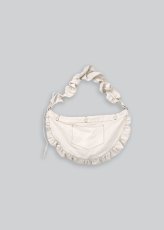 画像5: ESTHE - Ruffle Denim Crossbody Bag  クロスボディデニムバッグ - Off White (5)