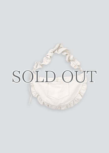 画像5: ESTHE - Ruffle Denim Crossbody Bag  クロスボディデニムバッグ - Off White (5)