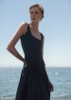 画像8: ESTHE - Ribbed Cotton-Poplin Midi Dress／異素材ミックスワンピース - Black (8)
