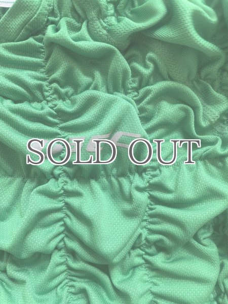 画像9: CELESTE BURGOYNE - THE RUCHED SPORTS TEE バブルスポーツTシャツ - GREEN (9)