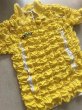 画像2: CELESTE BURGOYNE - THE RUCHED SPORTS TEE バブルスポーツTシャツ - YELLOW (2)