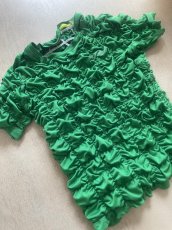 画像8: CELESTE BURGOYNE - THE RUCHED SPORTS TEE バブルスポーツTシャツ - GREEN (8)