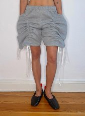画像2: CELESTE BURGOYNE - DRAWSTRING BLOOMERS ドローストショーツ - GREY (2)