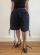 画像4: CELESTE BURGOYNE - DRAWSTRING BLOOMERS ドローストショーツ - BLACK (4)