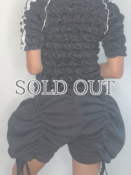 画像5: CELESTE BURGOYNE - DRAWSTRING BLOOMERS ドローストショーツ - BLACK (5)