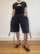 画像5: CELESTE BURGOYNE - DRAWSTRING BLOOMERS ドローストショーツ - BLACK (5)