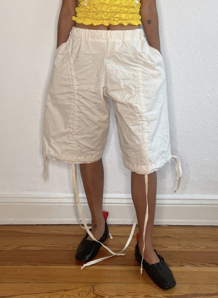 画像5: CELESTE BURGOYNE - DRAWSTRING BLOOMERS ドローストショーツ - CREAM (5)