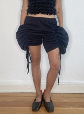 画像3: CELESTE BURGOYNE - DRAWSTRING BLOOMERS ドローストショーツ - BLACK (3)