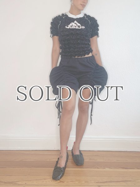 画像9: CELESTE BURGOYNE - DRAWSTRING BLOOMERS ドローストショーツ - BLACK (9)