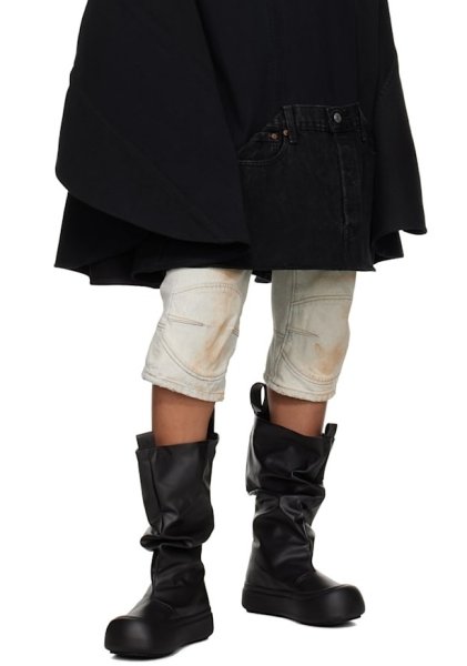 画像5: YUME YUME - Fisherman ショートブーツ- Black (5)