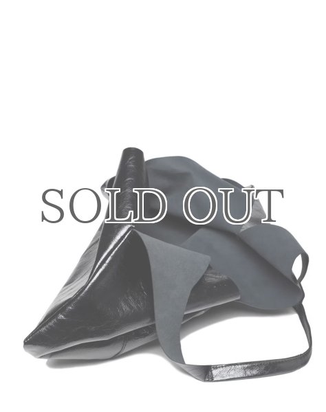 画像4: ［DIENEE］ LA EP レザーバッグ- Black Patent Creased Leather (4)