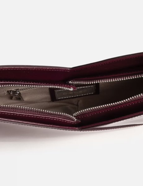 画像6: DIENÉE - VENERE CUBE SMALL  キューブ型セミパテントレザーバッグ - Burgundy Semi Patent Leather (6)