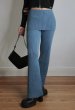画像1: 【ANOTHER GIRL】Fold-Over Ribbed Trousers / フォールドオーバーリブパンツ (1)