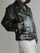 画像8: ［STAND STUDIO］ Isobelle Biker Leather Jacket バイカーレザージャケット - Black (8)