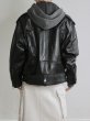 画像11: ［STAND STUDIO］ Isobelle Biker Leather Jacket バイカーレザージャケット - Black (11)