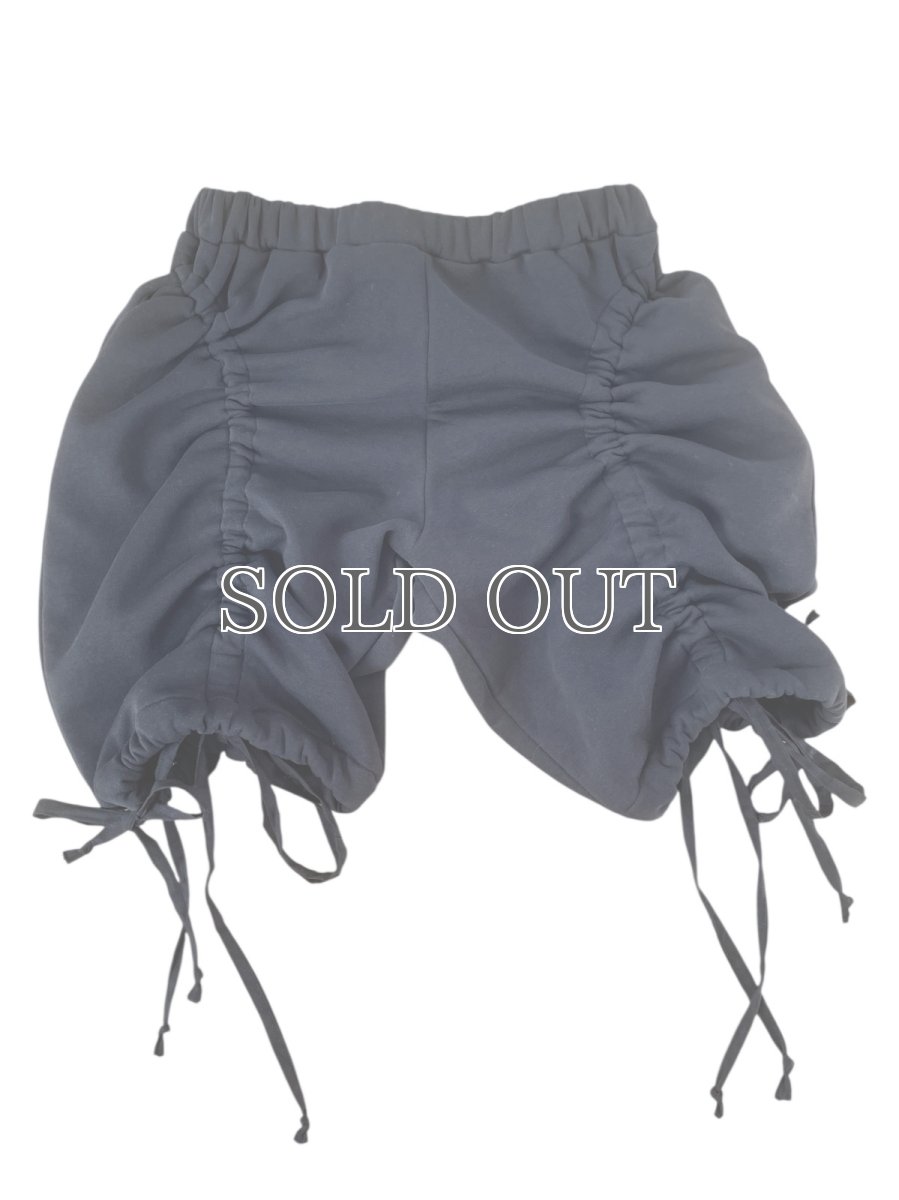 画像1: CELESTE BURGOYNE - DRAWSTRING BLOOMERS ドローストショーツ - BLACK (1)