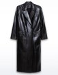 画像1: ［STAND STUDIO］Selene Leather Coat ラムレザーロングコート - Black (1)