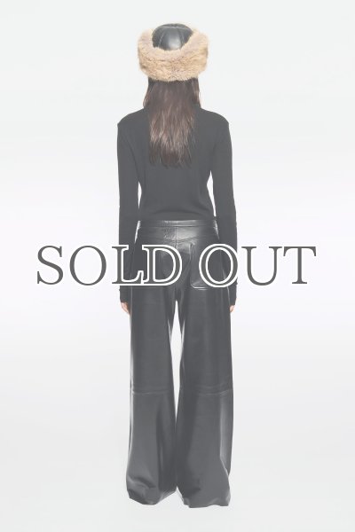 画像7: ［STAND STUDIO］Sable Hat エコファートラッパーハット - Black/Natural (7)