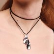 画像1: BIKO -  Margot Tie Necklace マーゴットコードネックレス - Silver (1)