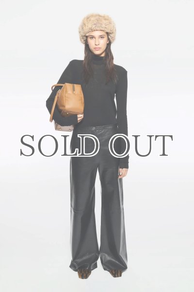 画像5: ［STAND STUDIO］Sable Hat エコファートラッパーハット - Black/Natural (5)