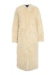 画像1: ［STAND STUDIO］Carolina Coat  カーリーエコファーコート - Off White (1)