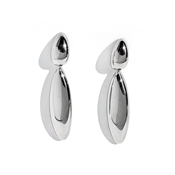 画像5: BIKO - Small Ember Drops  ドロップリンクピアス Gold / Silver (5)