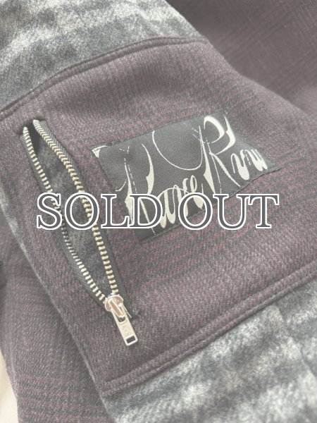 画像17: ［RAVE REVIEW］BILLIE BOMBER JACKET - DARK GREEN x GREY CHECK (17)