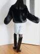 画像8: 【30%OFF】［STAND STUDIO］Samara Faux Fox-Fur Jacket エコフォックスファージャケット - Black (8)