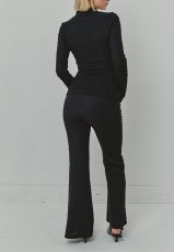 画像9: 【ANOTHER GIRL】Textured 2-Way Zip Top / テクスチャー ジップアップトップ (9)