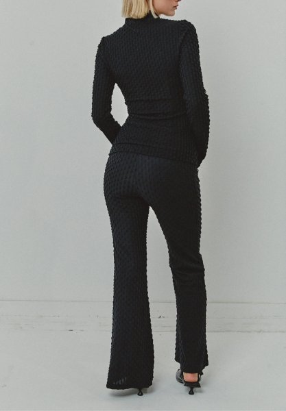 画像9: 【ANOTHER GIRL】Textured 2-Way Zip Top / テクスチャー ジップアップトップ (9)