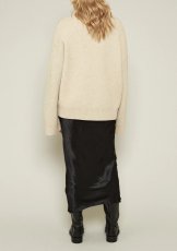 画像13: 【ANOTHER GIRL】Cream Floral Intarsia Oversized Jumper / オーバーサイズニットトップ (13)