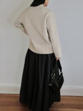 画像9: 【ANOTHER GIRL】Cream Floral Intarsia Oversized Jumper / オーバーサイズニットトップ (9)