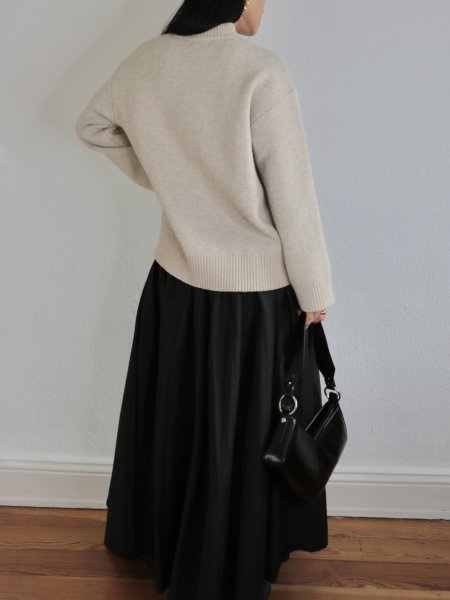 画像8: 【ANOTHER GIRL】Cream Floral Intarsia Oversized Jumper / オーバーサイズニットトップ (8)