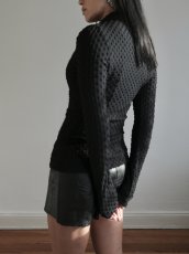 画像5: 【ANOTHER GIRL】Textured 2-Way Zip Top / テクスチャー ジップアップトップ (5)