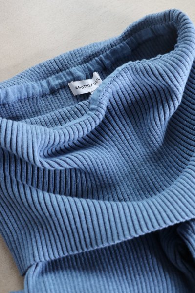 画像12: 【ANOTHER GIRL】Fold-Over Ribbed Trousers / フォールドオーバーリブパンツ (12)